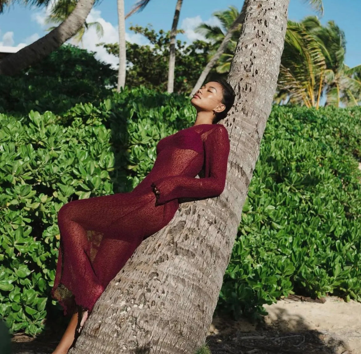Maxi Coverup in Wine