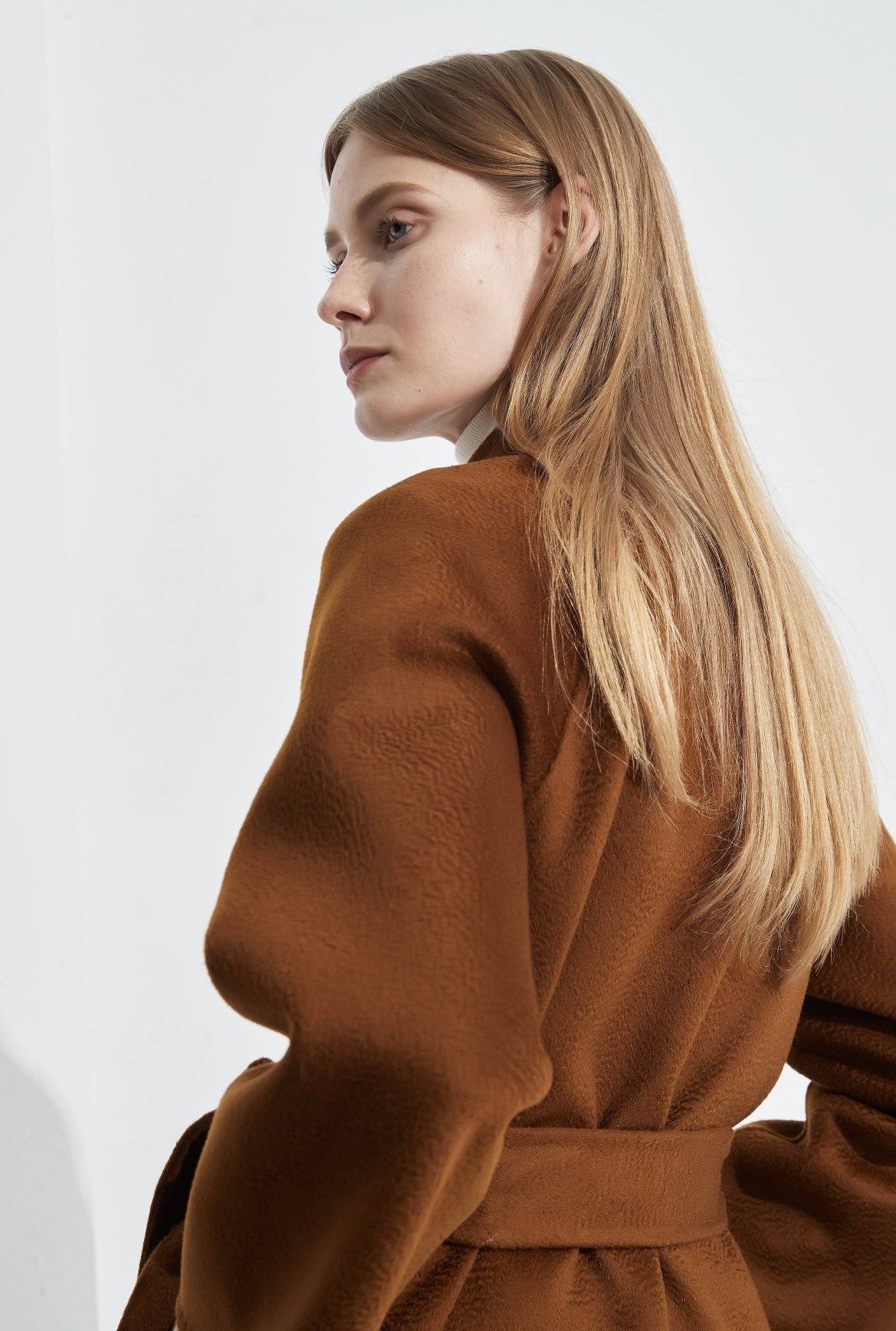 Cognac Cashmere Coat