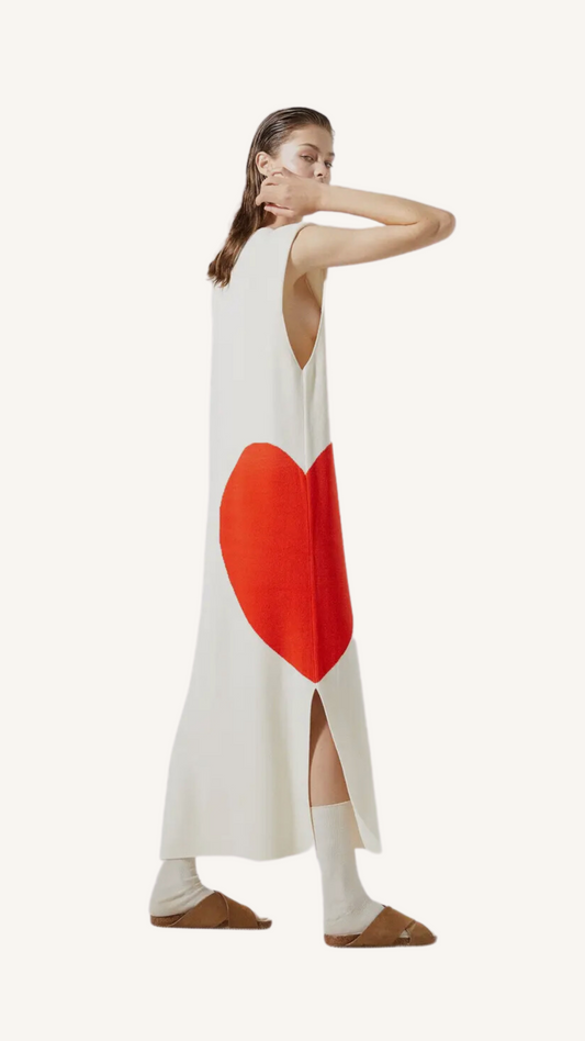 Maxi Knit Heart Tunic