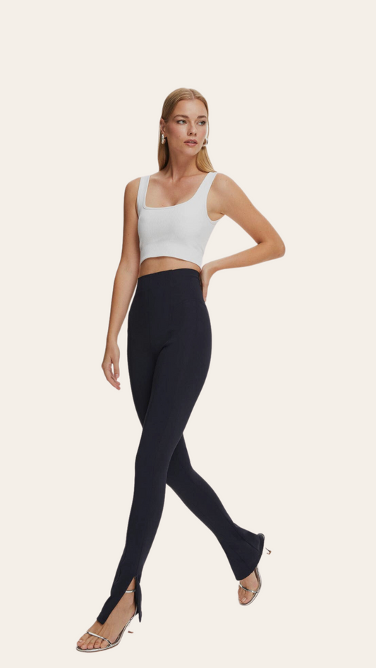 High Rise Knit Pants