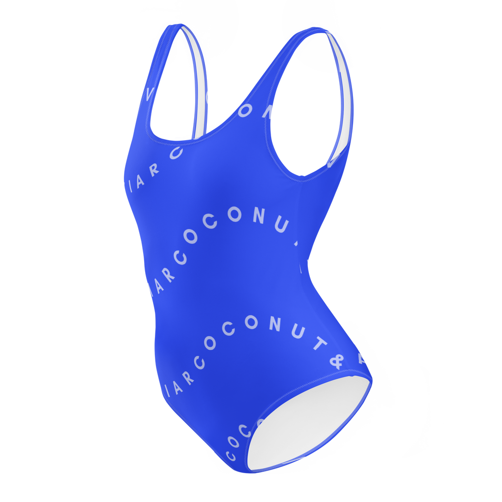 Sail Blue - One-Piece Logo Swimsuit