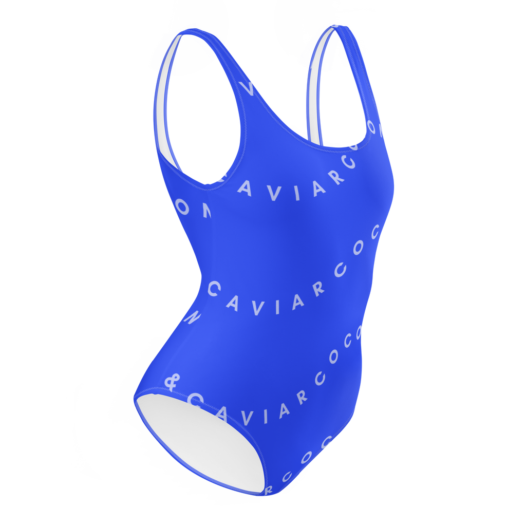 Sail Blue - One-Piece Logo Swimsuit