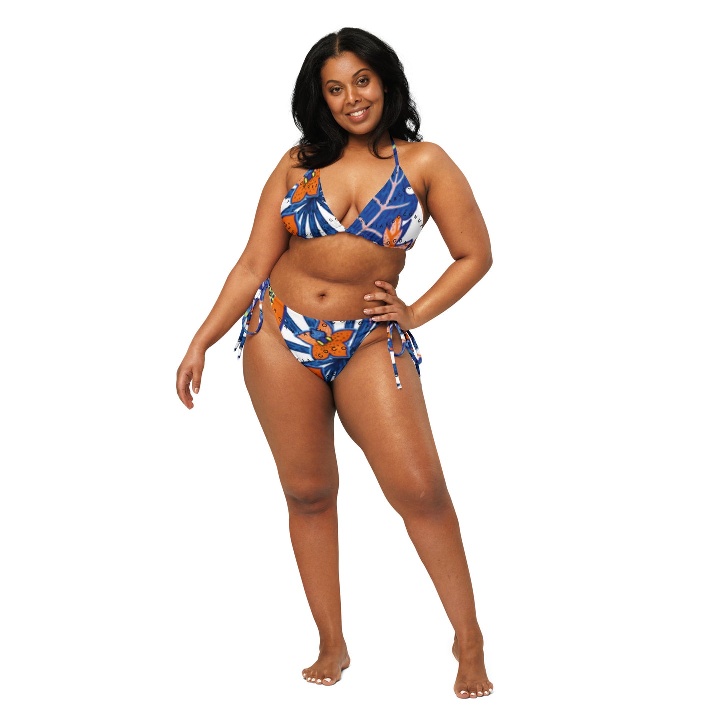 Tropical Flower String Bikini