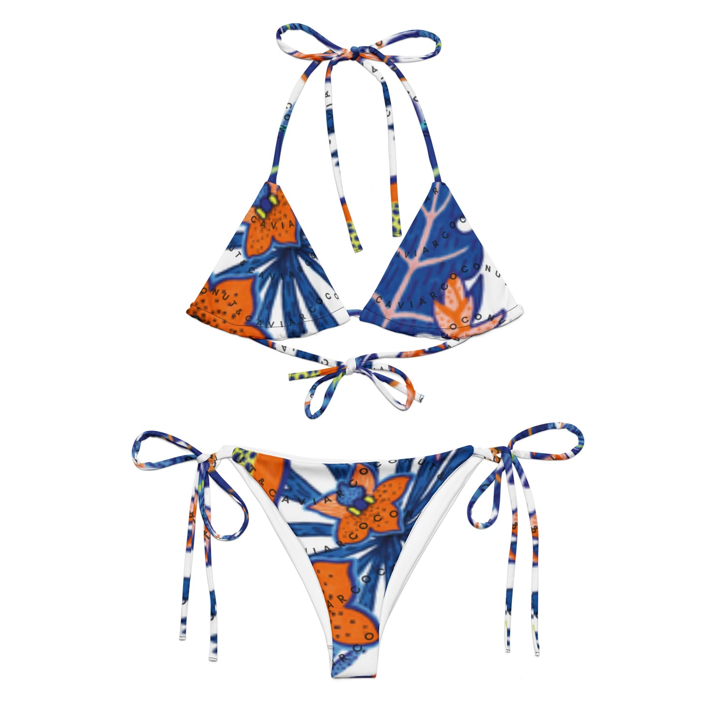 Tropical Flower String Bikini
